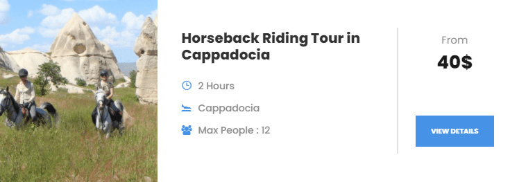 Horseback riding in Cappadocia