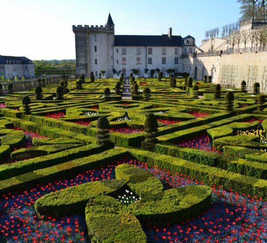 chateau jardins villandry, france