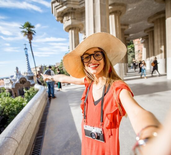 Guell park in Barcelona