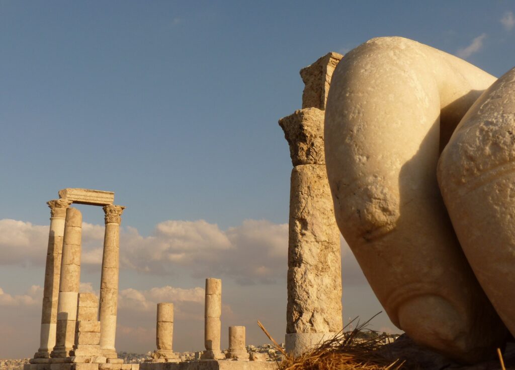 Citadel hill, Amman Jordan