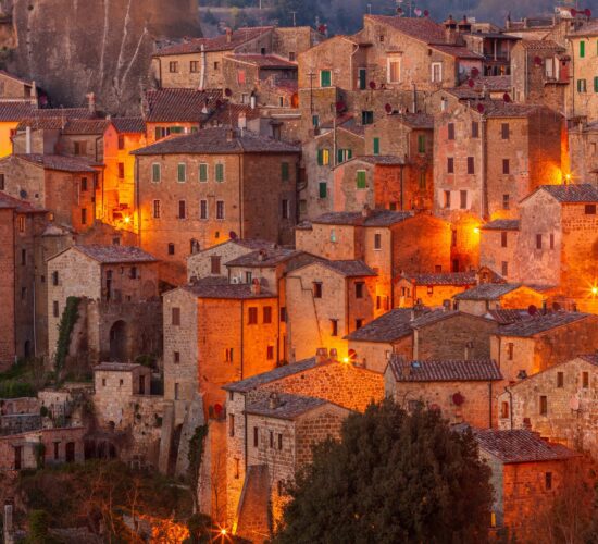 Sorano - Tuff City In Tuscany, Italy