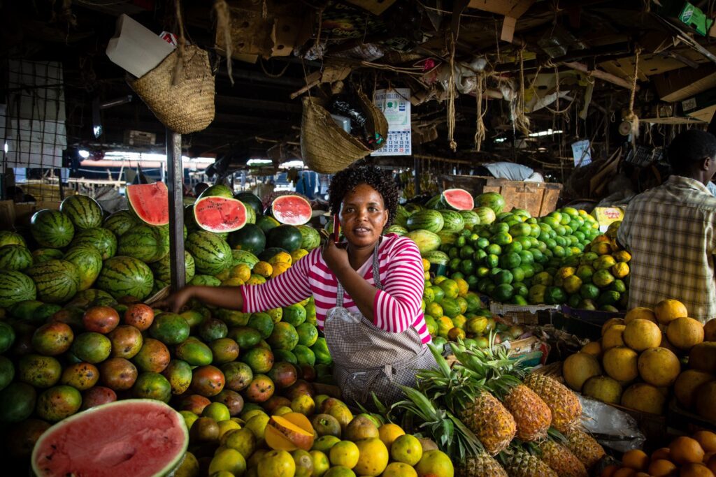 Nairobi fruit market