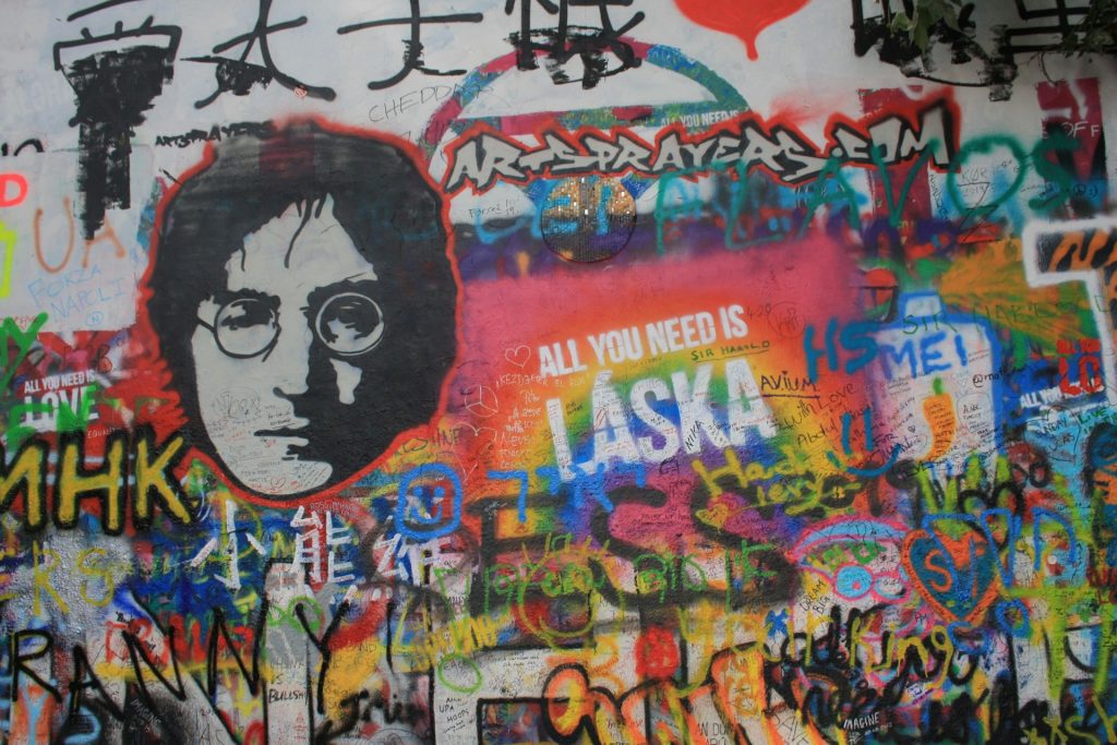 13 Best Things to Do in Prague / The Lennon Wall, Prague