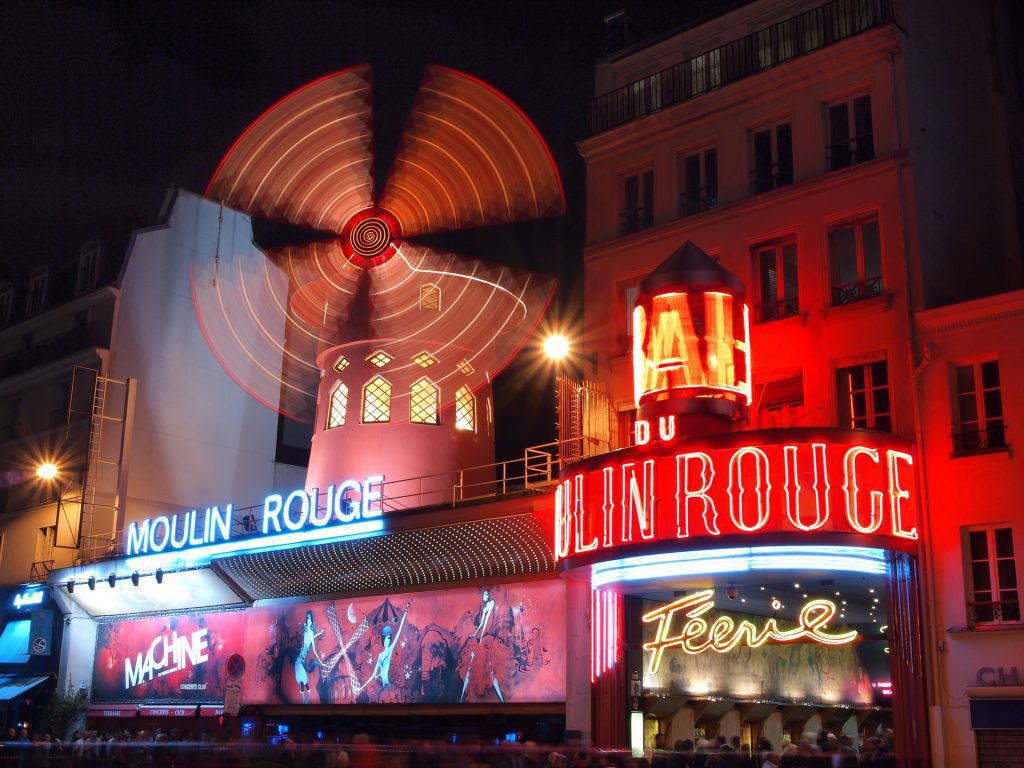 Moulin Rouge by night